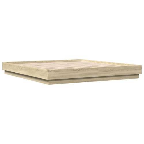 Okvir za krevet boja hrasta 180x200 cm konstruirano drvo - sonoma hrast 180 x 200 cm Cijena
