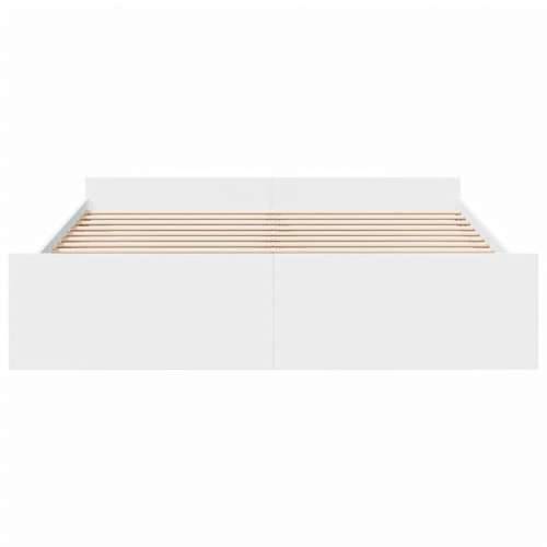 Okvir kreveta s ladicama bez madraca bijeli 200x200 cm - Bijela 200 x 200 cm Cijena
