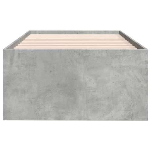 Dnevni krevet s ladicama bez madraca siva boja betona 100x200cm - Beton siva 100 x 200 cm Cijena