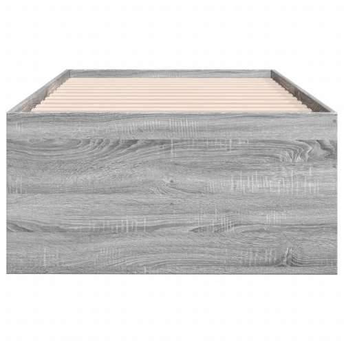 Dnevni krevet s ladicama bez madraca siva boja hrasta 100x200cm - Sivi hrast sonoma 100 x 200 cm Cijena