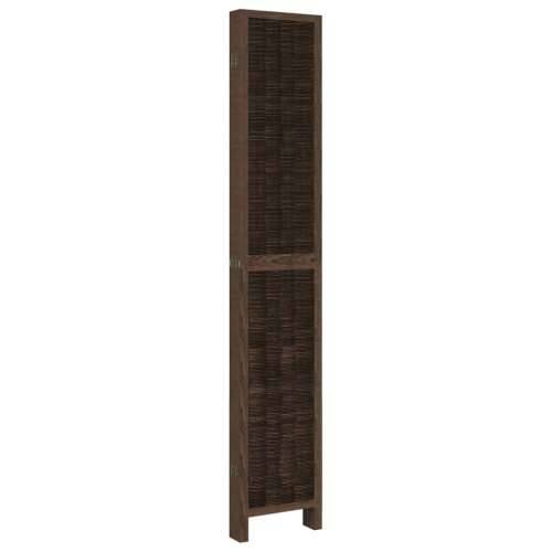 Paravan - Sobna pregrada sa 6 panela tamnosmeđa masivno drvo paulovnije - 40 x 220 cm 6 Cijena
