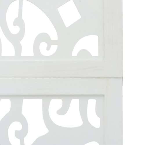 Sobna pregrada s 6 panela bijela od masivnog drva paulovnije Cijena