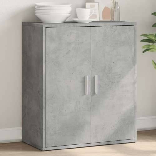 Komoda beton siva 60 x 31 x 70 cm od konstruiranog drva - Beton siva 1 Cijena