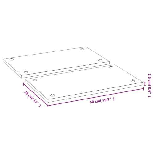 Poklopci za štednjak 2 kom 50 x 28 x 1,5 cm od bambusa Cijena