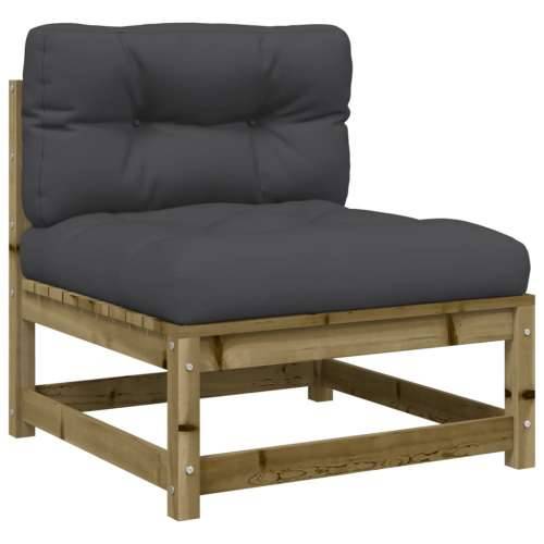 Vrtna garnitura - 7-dijelni set vrtnih sofa od impregnirane borovine s jastucima - Prirodno impregnirano 1 Cijena