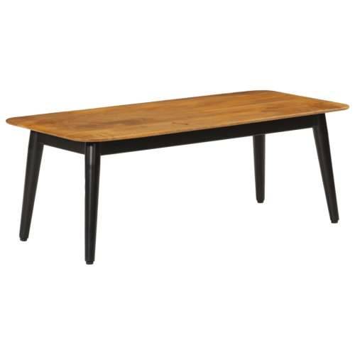 Stolić za kavu 110x50x40 cm od masivnog drva manga i željeza - Smeđa i crna 110 x 50 x 40 cm 1 Cijena