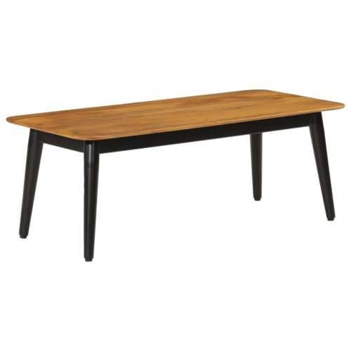Stolić za kavu 110x50x40 cm od masivnog drva manga i željeza - Smeđa i crna 110 x 50 x 40 cm 1 Cijena
