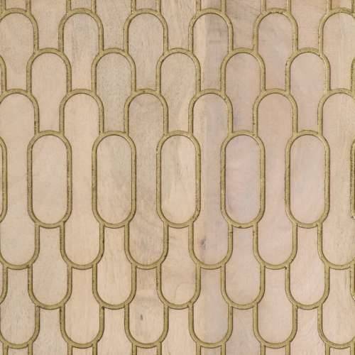 Kupaonski zidni ormarić 38 x 33 x 48 cm od masivnog drva manga - Prirodna 1 Cijena