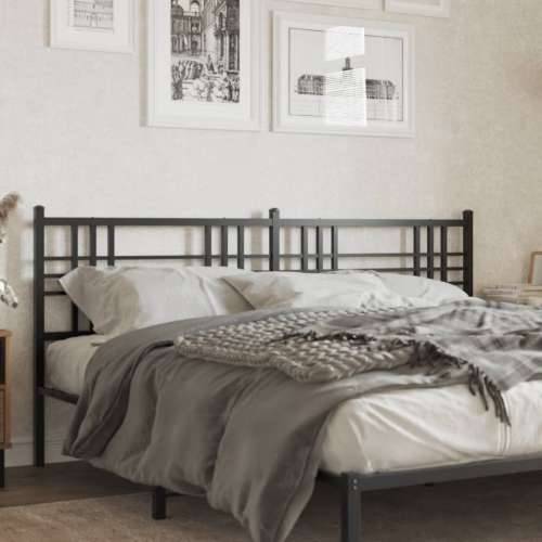 Metalno uzglavlje crno 193 cm - Crna 193 cm 1 Cijena