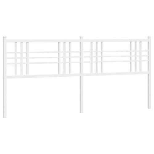 Metalno uzglavlje bijelo 193 cm - Bijela 193 cm 1 Cijena