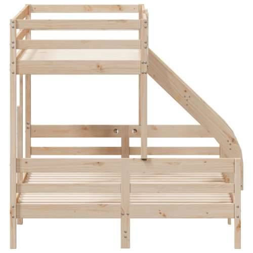 Krevet na kat 90 x 200/140 x 200 cm od masivne borovine - Prirodna 1 Cijena