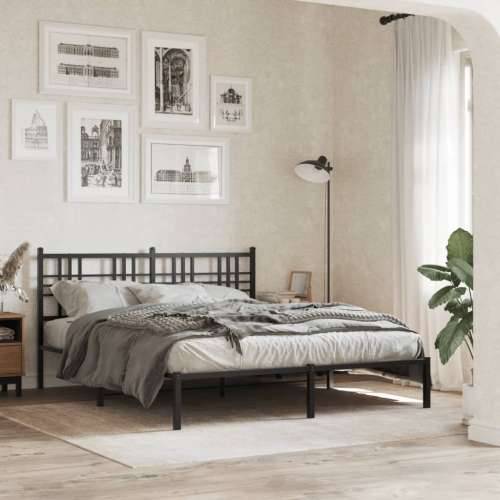 Metalno uzglavlje crno 160 cm - Crna 160 cm 1 Cijena