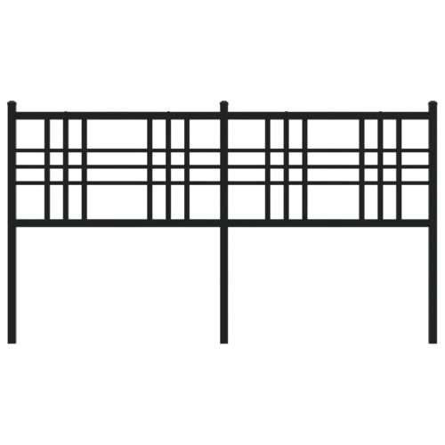 Metalno uzglavlje crno 160 cm - Crna 160 cm 1 Cijena