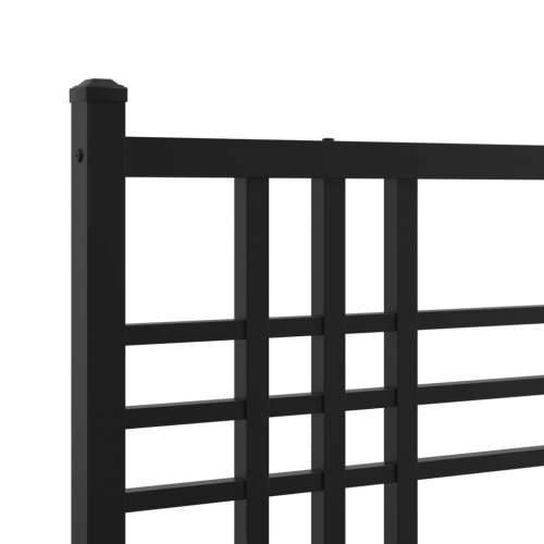 Metalno uzglavlje crno 160 cm - Crna 160 cm 1 Cijena