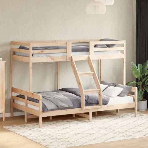 Krevet na kat 90x200/120x200 cm od masivne borovine - Prirodna 1 Cijena