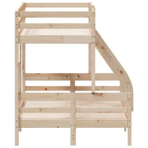 Krevet na kat 90x200/120x200 cm od masivne borovine - Prirodna 1 Cijena