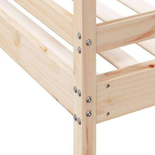 Krevet na kat 90x200/120x200 cm od masivne borovine - Prirodna 1 Cijena