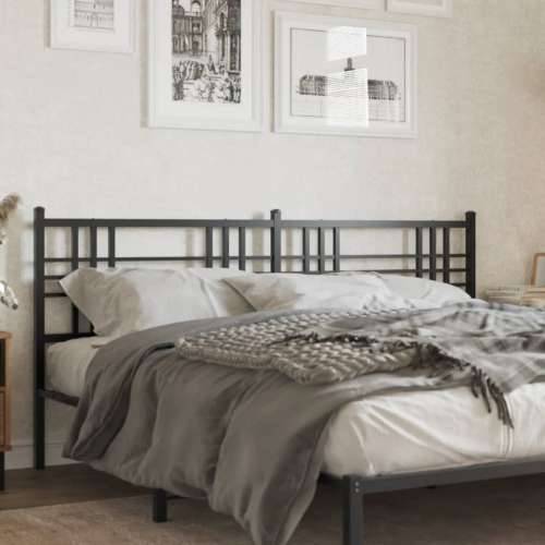 Metalno uzglavlje crno 180 cm - Crna 180 cm 1 Cijena