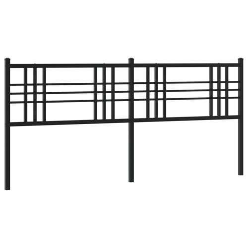 Metalno uzglavlje crno 180 cm - Crna 180 cm 1 Cijena