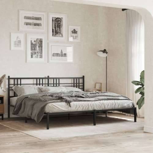 Metalno uzglavlje crno 180 cm - Crna 180 cm 1 Cijena