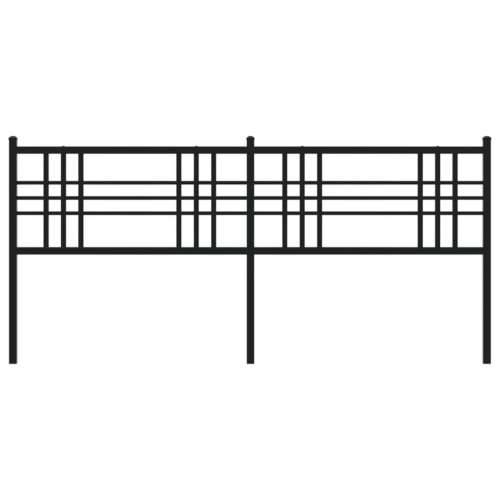 Metalno uzglavlje crno 180 cm - Crna 180 cm 1 Cijena