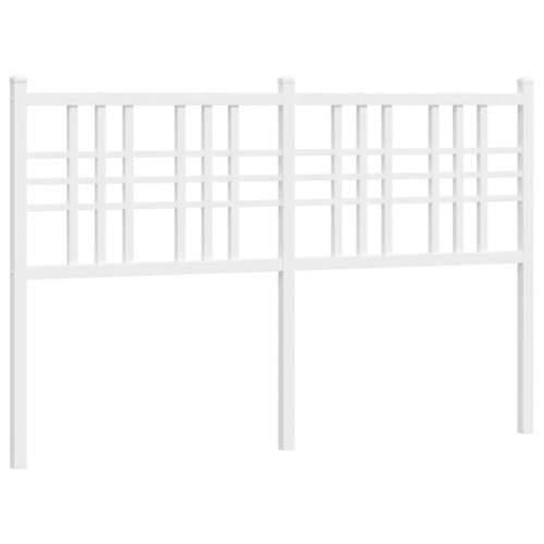 Metalno uzglavlje bijelo 137 cm - Bijela 137 cm 1 Cijena