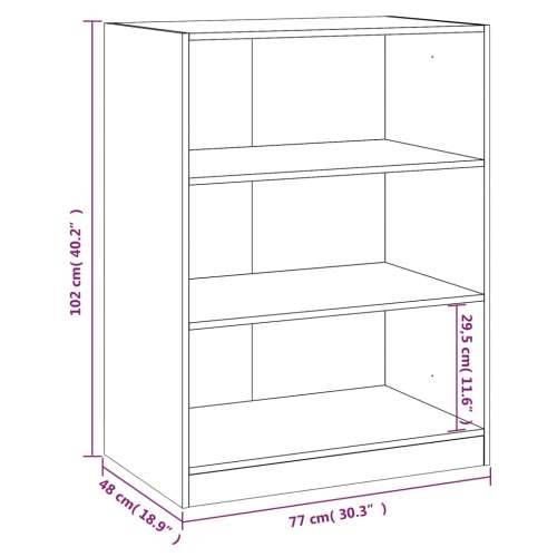 Ormar boja hrasta sonome 77x48x102 cm od iverice Cijena