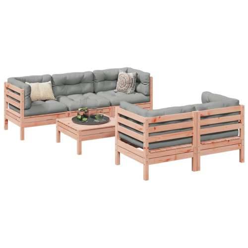 Vrtna garnitura - 5-dijelni set vrtnih sofa od duglazije i jelovine s jastucima Prirodni douglas 1 Cijena