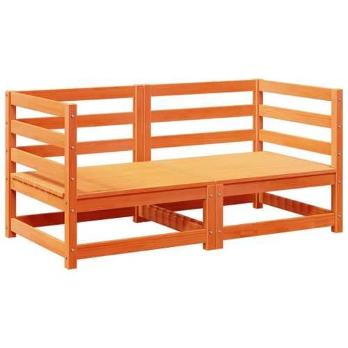 Vrtna garnitura - 2-dijelni set vrtnih sofa voštano smeđi od masivne borovine - Voštano smeđa Ne 1 Cijena