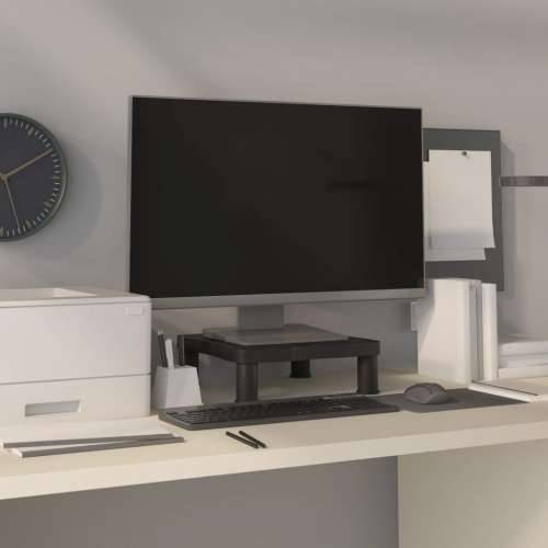 Stalak za monitor crni 33,5 x 34 x 10,5 cm Cijena