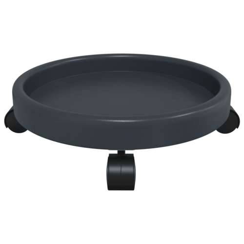 Kolica za biljke s kotačima siva 2 kom promjer 34 cm 35 kg Cijena
