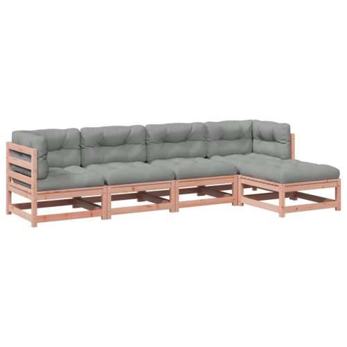 Vrtna garnitura - 5-dijelni set vrtnih sofa s jastucima masivno drvo duglazije - Prirodni douglas Da 1 Cijena