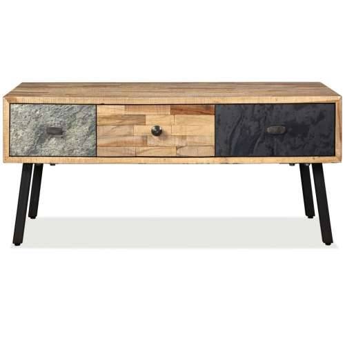 Stolić za kavu od masivne reciklirane tikovine 90 x 65 x 40 cm  Cijena