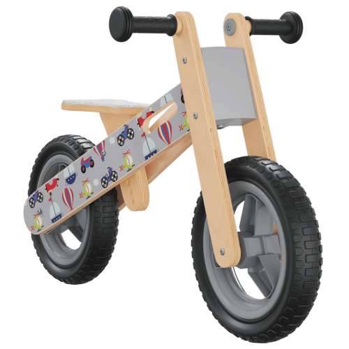 Dječji bicikl za ravnotežu sivi s uzorkom Cijena