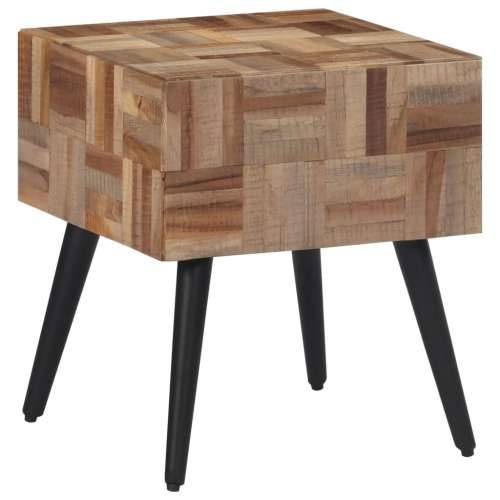 Bočni stolić 40 x 40 x 45 cm od masivne obnovljene tikovine - 40 x 40 x 45 cm 1 Cijena