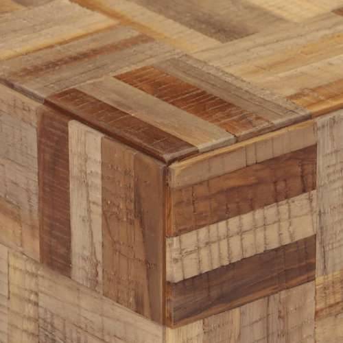 Bočni stolić 40 x 40 x 45 cm od masivne obnovljene tikovine - 40 x 40 x 45 cm 1 Cijena