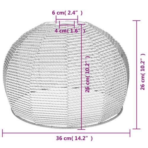 Sjenilo za stropnu svjetiljku Ø 36 x 26 cm od željeza i papira Cijena