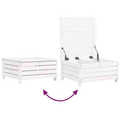 Vrtna garnitura - 3-dijelni set vrtnih sofa bijeli od masivne borovine - Bijela boja bora 1 Cijena