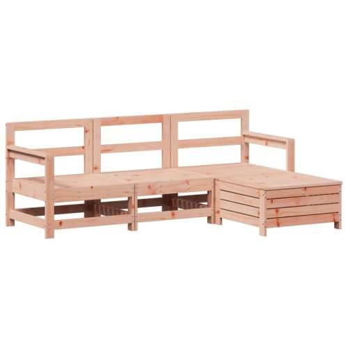 Vrtna garnitura - 4-dijelni set vrtnih sofa od masivne duglazije i jelovine - Prirodni douglas 1 Cijena