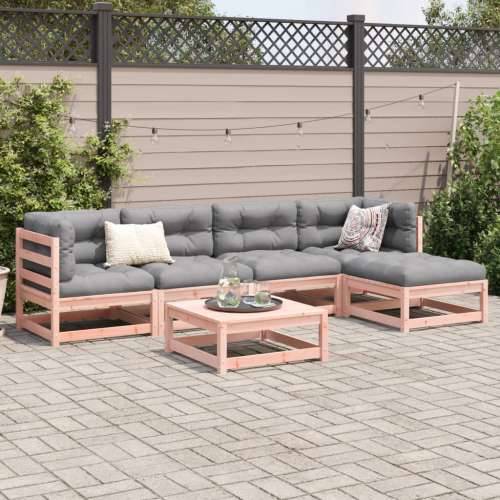 Vrtna garnitura - 6-dijelni set vrtnih sofa od duglazije i jelovine s jastucima - Prirodni douglas Da 1 Cijena