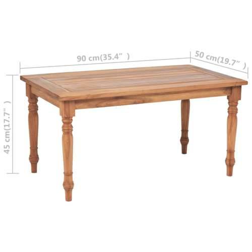 Stolić za kavu Batavia od tikovine 90 x 50 x 45 cm - Smeđa 1 Cijena