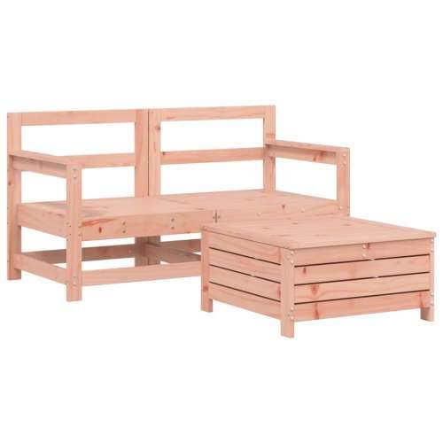 Vrtna garnitura - 3-dijelni set vrtnih sofa od masivne duglazije i jelovine - Prirodni douglas 1 Cijena