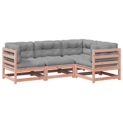 Vrtna garnitura - 4-dijelni set vrtnih sofa s jastucima od duglazije i jelovina - Prirodni douglas Da 1 Cijena