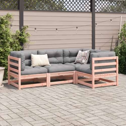 Vrtna garnitura - 4-dijelni set vrtnih sofa s jastucima od duglazije i jelovina - Prirodni douglas Da 1 Cijena