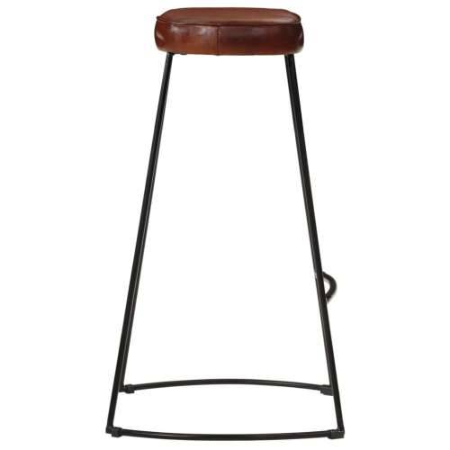 Barski stolci Gavin 2 kom tamnosmeđi 44 x 37,5 x 78 cm - Tamno smeđa 44 x 37.5 x 78 cm 2 Koža Cijena