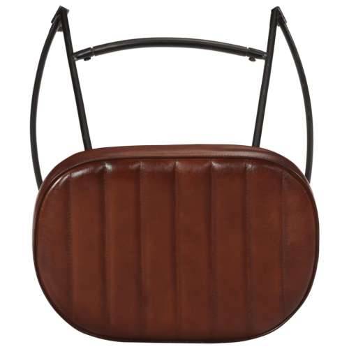 Barski stolci Gavin 2 kom tamnosmeđi 44 x 37,5 x 78 cm - Tamno smeđa 44 x 37.5 x 78 cm 2 Koža Cijena
