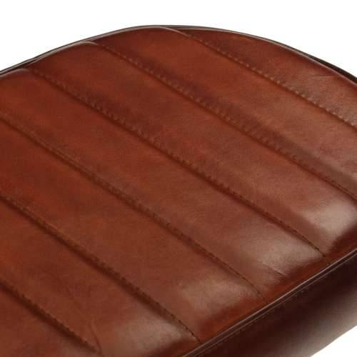 Barski stolci Gavin 2 kom tamnosmeđi 44 x 37,5 x 78 cm - Tamno smeđa 44 x 37.5 x 78 cm 2 Koža Cijena