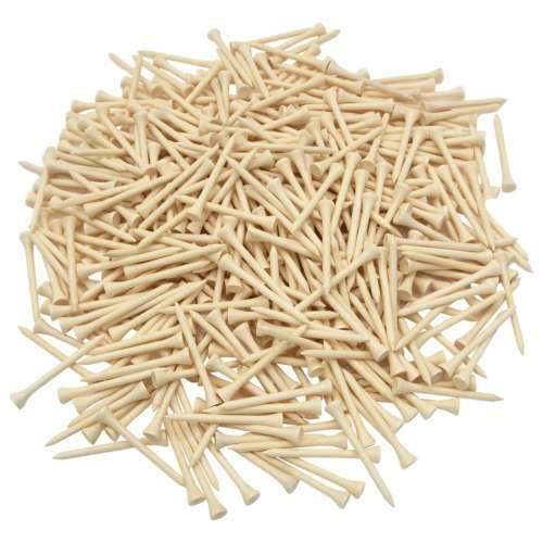 Stalci za lopticu za golf 1000 kom 54 mm od bambusa - Prirodna 54 mm Cijena