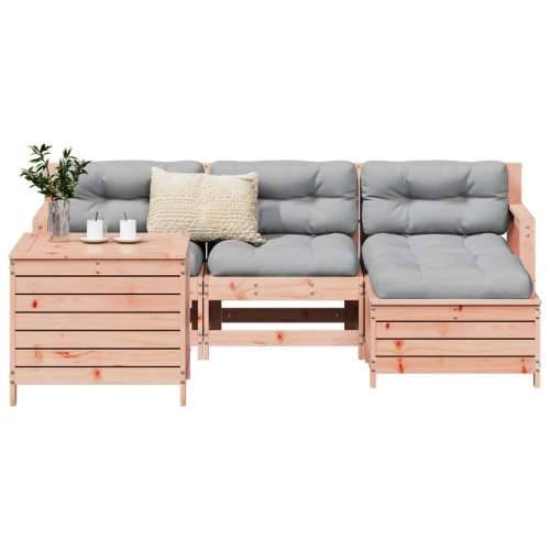 Vrtna garnitura - 5-dijelni set vrtnih sofa od masivnog drva duglazije - Prirodni douglas 1 Cijena