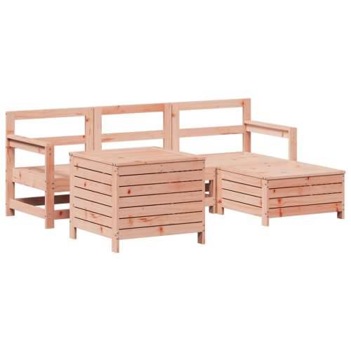 Vrtna garnitura - 5-dijelni set vrtnih sofa od masivnog drva duglazije - Prirodni douglas 1 Cijena